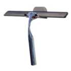 Halo Stainless Steel Bathroom Squeegee With Adhesive Wall Bracket