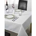 Table Cloth Chequers 70 X 108" White