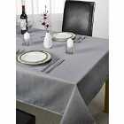 Table Cloth Chequers 60 X 84" Silver