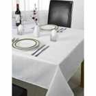 Table Cloth Chequers 60 X 84" White
