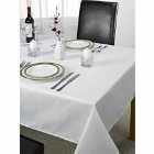 Table Cloth Chequers 50 X 70" White