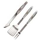 Outback 3-Piece BBQ Tool Set - Stainless Steel