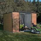 Rowlinson 10 x 6 Woodvale Metal Apex Shed With Floor