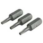 Faithfull - Security S2 Grade Steel Screwdriver Bits T10S x 25mm (Pack 3)