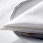 Set of 4 White Linen Napkins