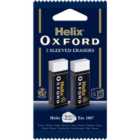 Helix Oxford Large Eraser 2 Pack