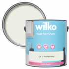 Wilko Bathroom Moonlight White Mid Sheen Emulsion Paint 2.5L