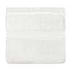 Paoletti Cleopatra Egyptian Combed Cotton Bath Towel White