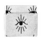 Furn. Theia Abstract Cotton Jacquard Hand Towel Ivory