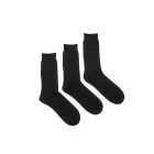 Pringle Mens Plain Socks, Black, Size 7-11 3 per pack
