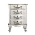 Toulouse 4 Drawer Bedside Table