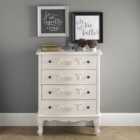 Toulouse Wide 4 Drawer Chest