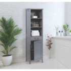 Greenhurst Tall Storage Cabinet Grey