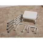 Nrs Healthcare Compact Easy Modular Perching Stool With Arms And Padded Backrest