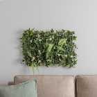 Artificial Lily and Mixed Foliage Wall Panel
