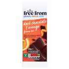 Morrisons Free From Belgian Dark Chocolate & Orange Bar 100g