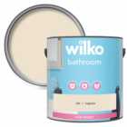 Wilko Bathroom Magnolia Mid Sheen Emulsion Paint 2.5L