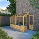 Mercia 8x4 Lean to greenhouse with Flap vent