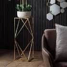 Crossland Grove Monza Side Table Gold