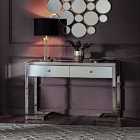 Crossland Grove Butler 2 Drawer Mirrored Console