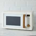 Contemporary 20L Microwave, Cream