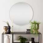 Apartment Frameless Round Wall Mirror