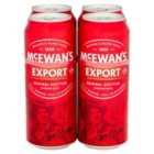McEwan's Export Original Scottish Export Ale Cans 4 x 500ml