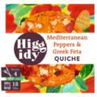 Higgidy Mediterranean Pepper & Feta Veg-Packed Quiche 400g