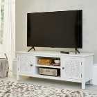 Samira TV Unit, White for TVs up to 55" 