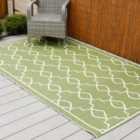 Streetwize Vintage Large Outdoor Rug (Green/White) - 150 x 250cm