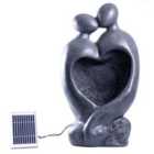 Streetwize Carved Lovers Solar Water Feature