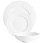 M&S Maxim White Porcelain Dinner Set 12 per pack