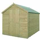 Shire Value Overlap Pressure Treated Shed - 7ft x 5ft