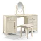Cameo 5 Drawer Dressing Table, Stone