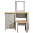 Lancaster 3 Drawer Dressing Table Set with Mirror