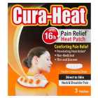 Cura-Heat Heat Patch Pain Relief Neck Direct To Skin 3 per pack