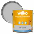 Wilko Tough & Washable Pearl Grey Matt Emulsion Paint 2.5L