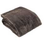 Paoletti Empress Faux Fur Throw Polyester Taupe 200 x 140cm