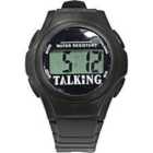 Aidapt Talking Digital Wrist Watch - Black