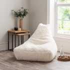 Snowball White Beanbag Chair