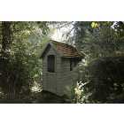 Forest Garden Apex Redwood Overlap Forest Retreat Shed Green with Assembly - 6 x 4ft