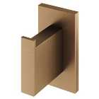 Wickes Square Robe Hook - Brushed Bronze