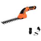 Yard Force LH A17 7.2V Cordless Edging Grass & Hedge Shear Set with Li-Ion Battery & Charger