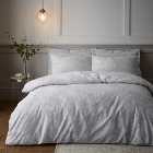 Emelie Grey Duvet Cover and Pillowcase Set