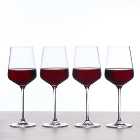 Set of 4 Connoisseur Crystal Glass Large Red Wine Glasses