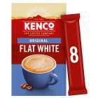 Kenco Flat White Instant Coffee Sachets 8 per pack