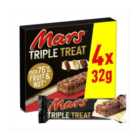 Mars Triple Treat Fruit & Nut Milk Chocolate Snack Bars Multipack 128g