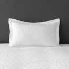 Elements Sten White 100% Cotton Oxford Pillowcase