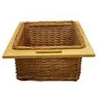 Pull Out Wicker Kitchen Baskets 500Mm
