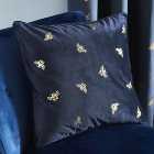 Golden Bee Navy Cushion